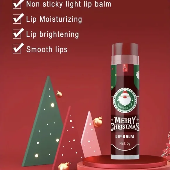 🎁🎁Christmas Lip Balm Set - Festive Red and Green 32 Count - Picture 3 of 10